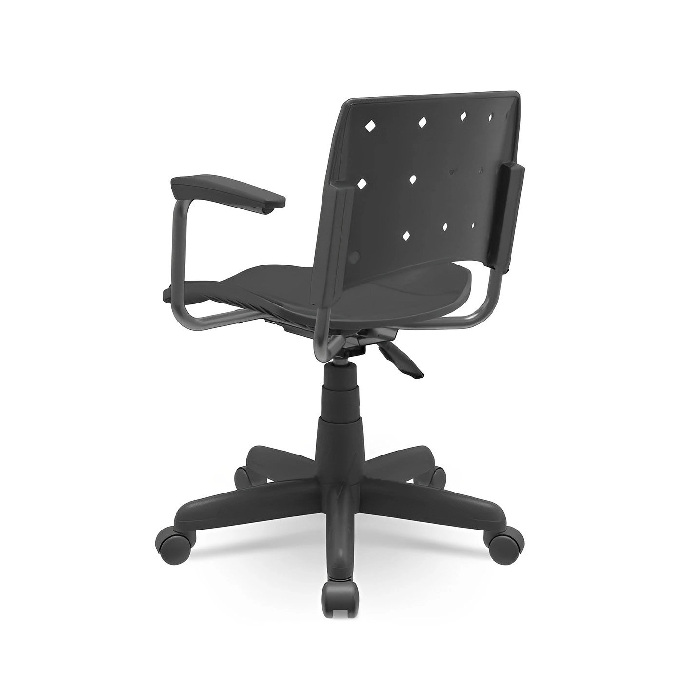Cadeira p/ Escritório Ergonômica NR17 Ergoplax Secretária Cor:Preto