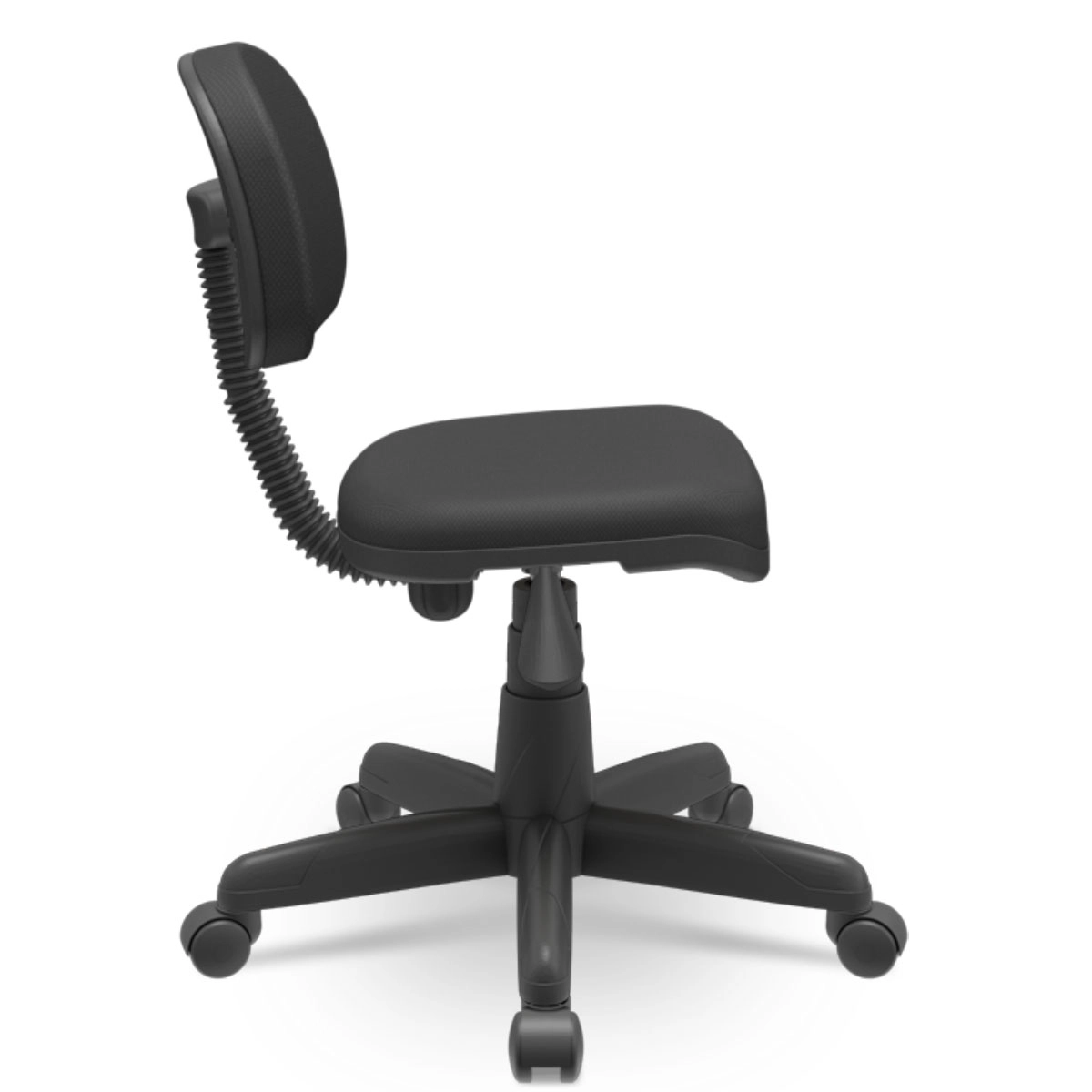 Cadeira Escritório Ergonômica Operativa Plus Secretária Slim Cor:Preto
