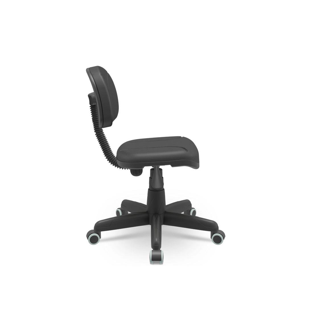 Cadeira Giratória NR 17 Ergonômica Operativa Secretária F5 Cor:Preto