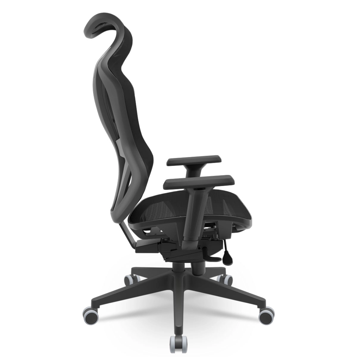 Cadeira Gamer Vizion Ergonômica NR17 com Encosto p/ Cabeça Cor:Preto