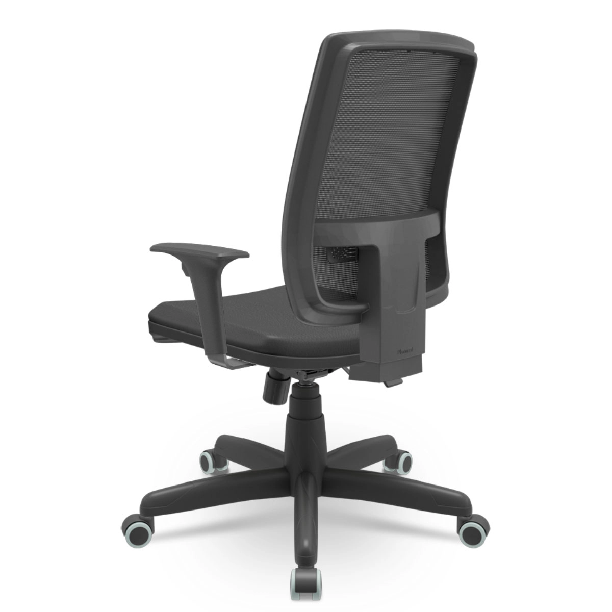 Cadeira Escritório Brizza Presidente Vinil NR17 Ergonômica Cor:Preto