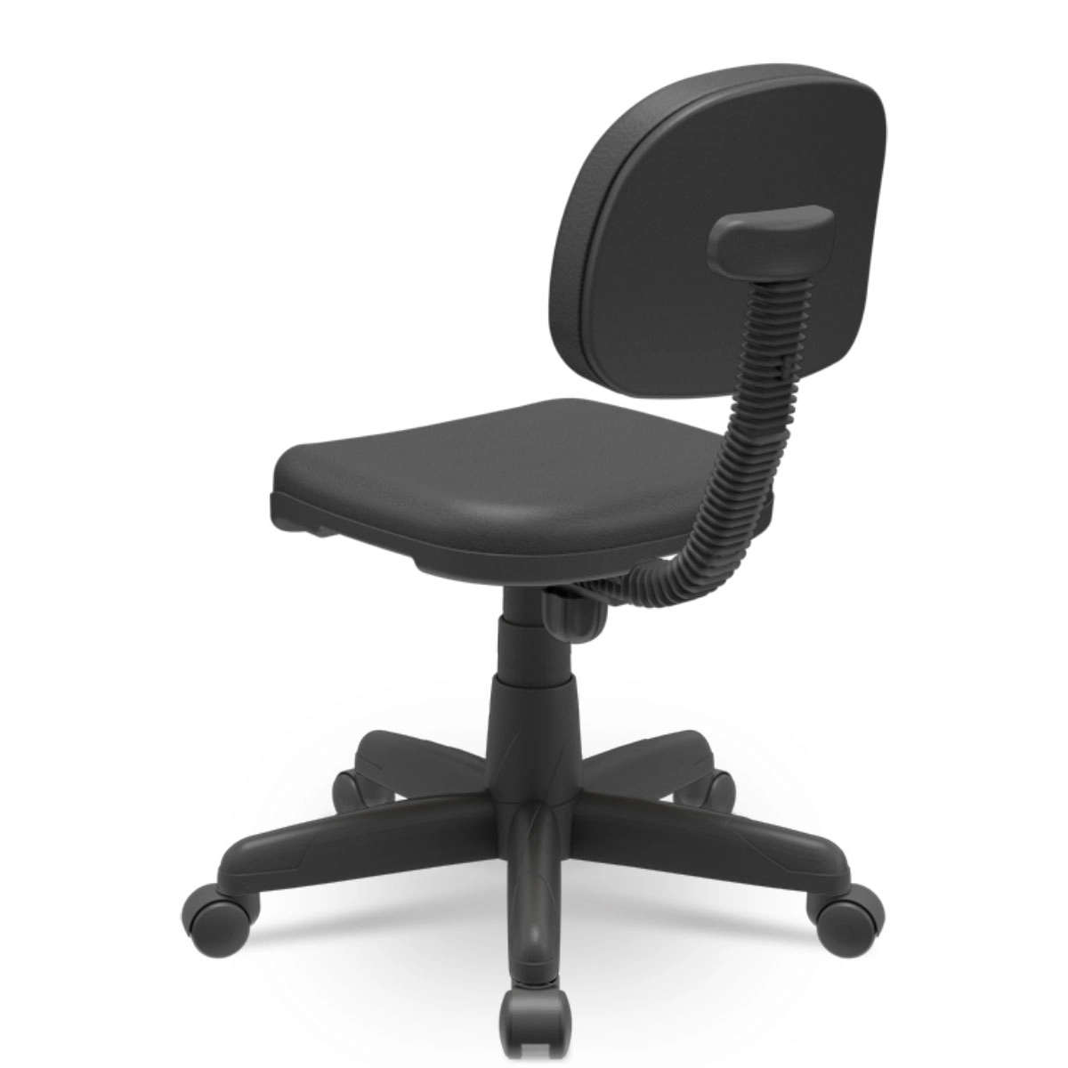 Cadeira Escritório Operativa Plus Secretária Slim NR17 Vinil Cor:Preto