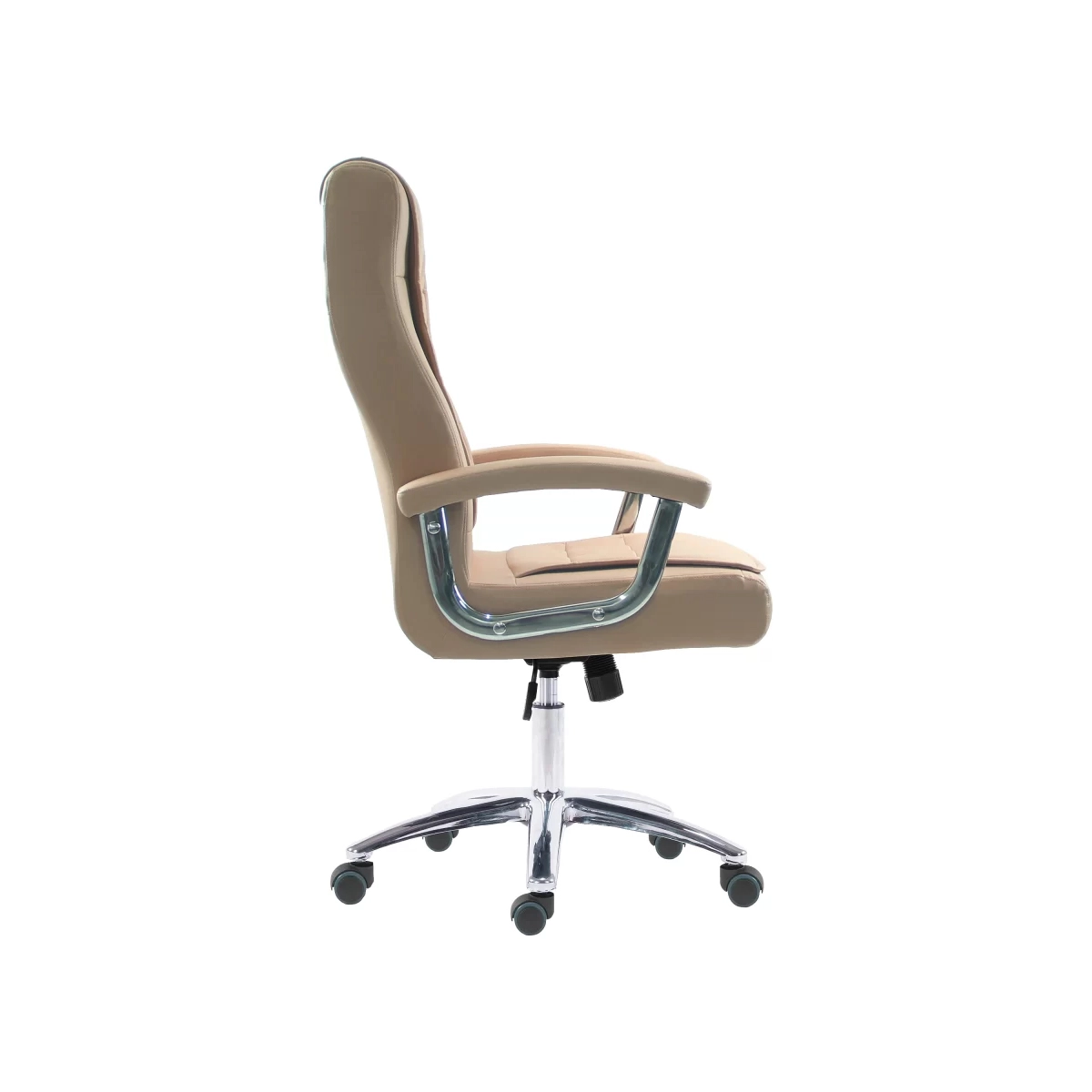 Cadeira Califórnia Ergonômica Couro Ecológico Com Regulagem Cor:Fendi