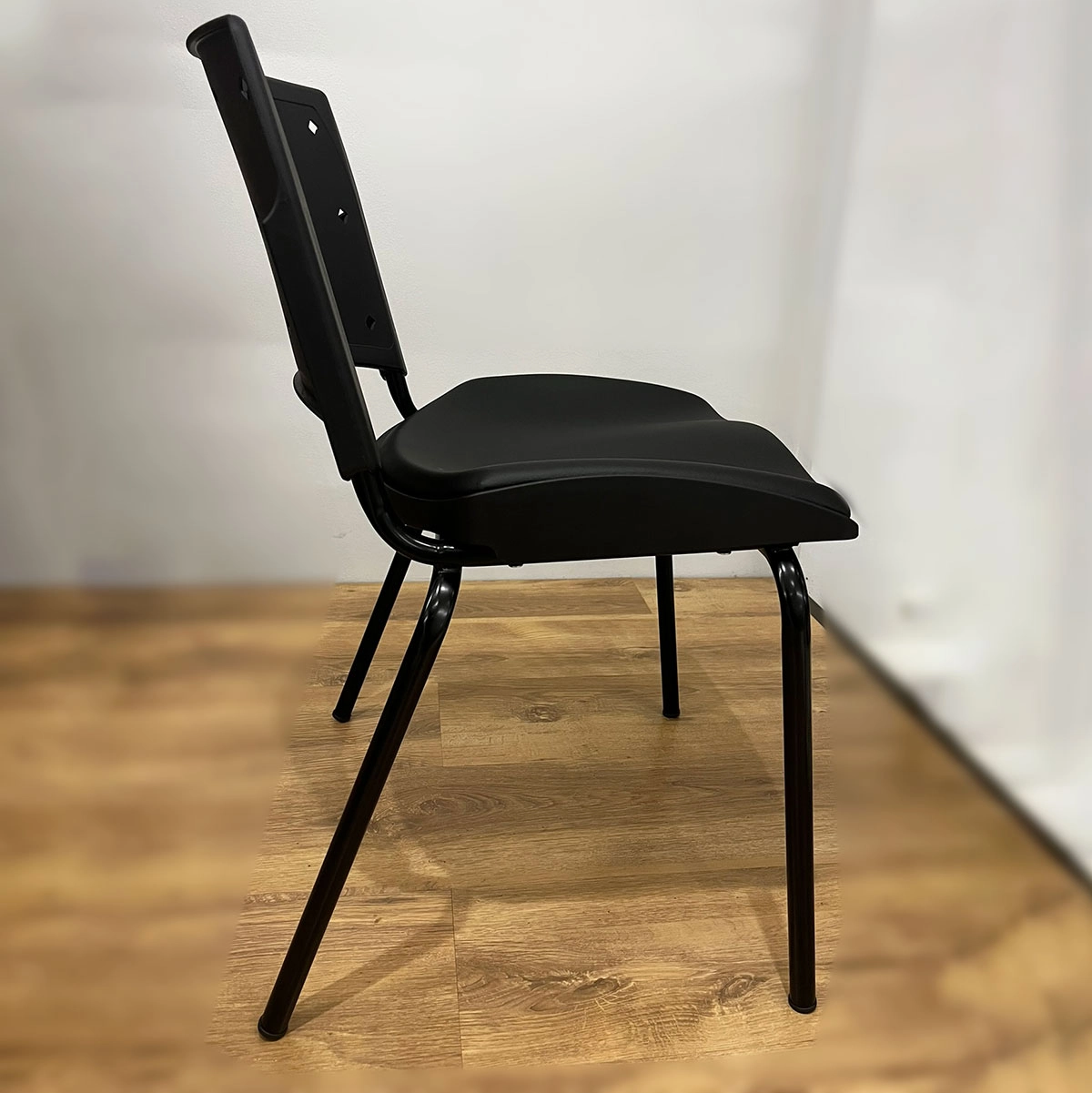 Cadeira Fixa p/ Escritório Ergonômica NR17 Ergoplax Cor:Preto