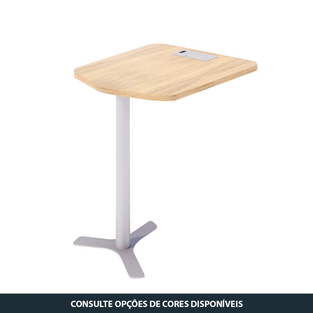 Cabine Acústica Completa com Mesa e Sofás para 2 Pessoas F5 Office Cor:Cinza Sagrado com Cinza Lunar