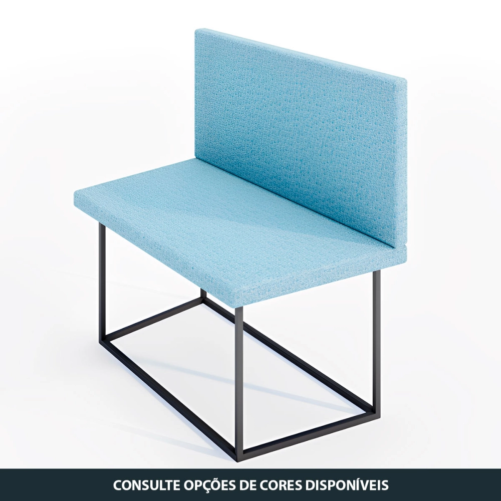 Cabine Acústica Completa com Mesa e Sofás para 2 Pessoas F5 Office Cor:Cinza Sagrado com Cinza Lunar