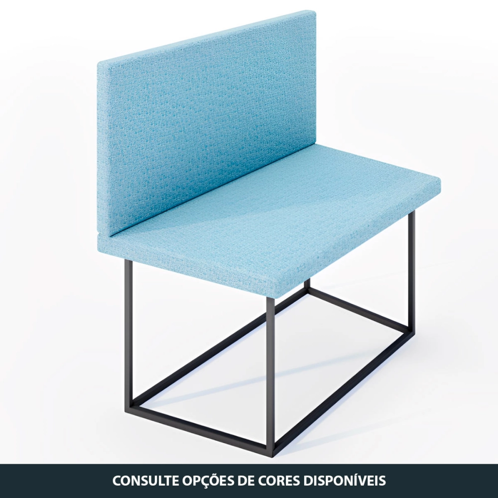 Cabine Acústica Completa com Mesa e Sofás para 2 Pessoas F5 Office Cor:Cinza Sagrado com Cinza Lunar