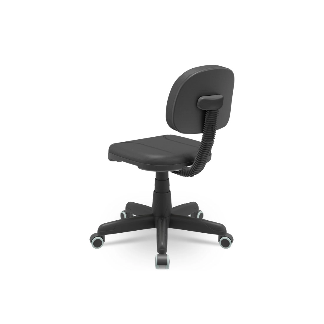 Cadeira Giratória NR 17 Ergonômica Operativa Secretária F5 Cor:Preto