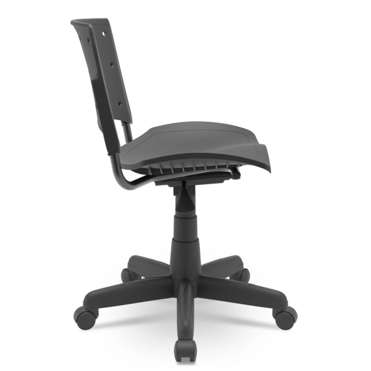 Cadeira Escritório Ergoplax Secretária NR17 Ergonômica Cor:Preto