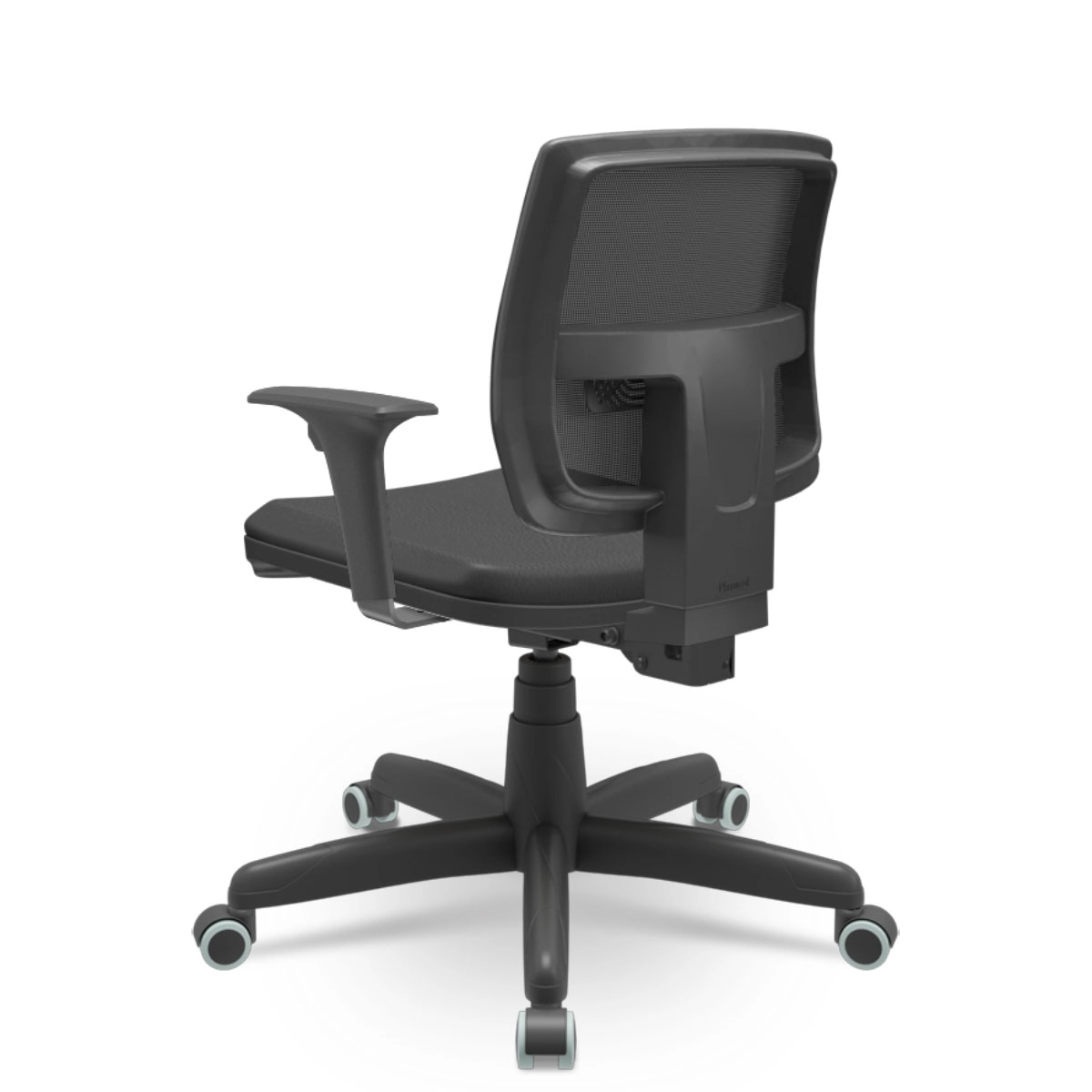 Cadeira Escritório Ergonômica Brizza Executiva Vinil NR17 Cor:Preto