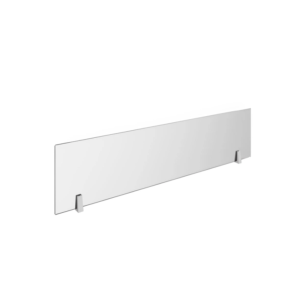 Divisória 110 cm em Vidro Incolor para Mesa de Trabalho F5 Office Cor:Incolor