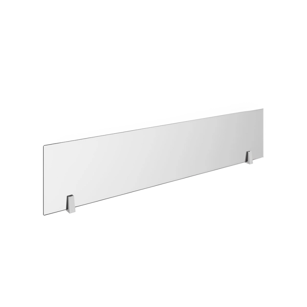 Divisória 125 cm em Vidro Incolor para Mesa de Trabalho F5 Office Cor:Incolor