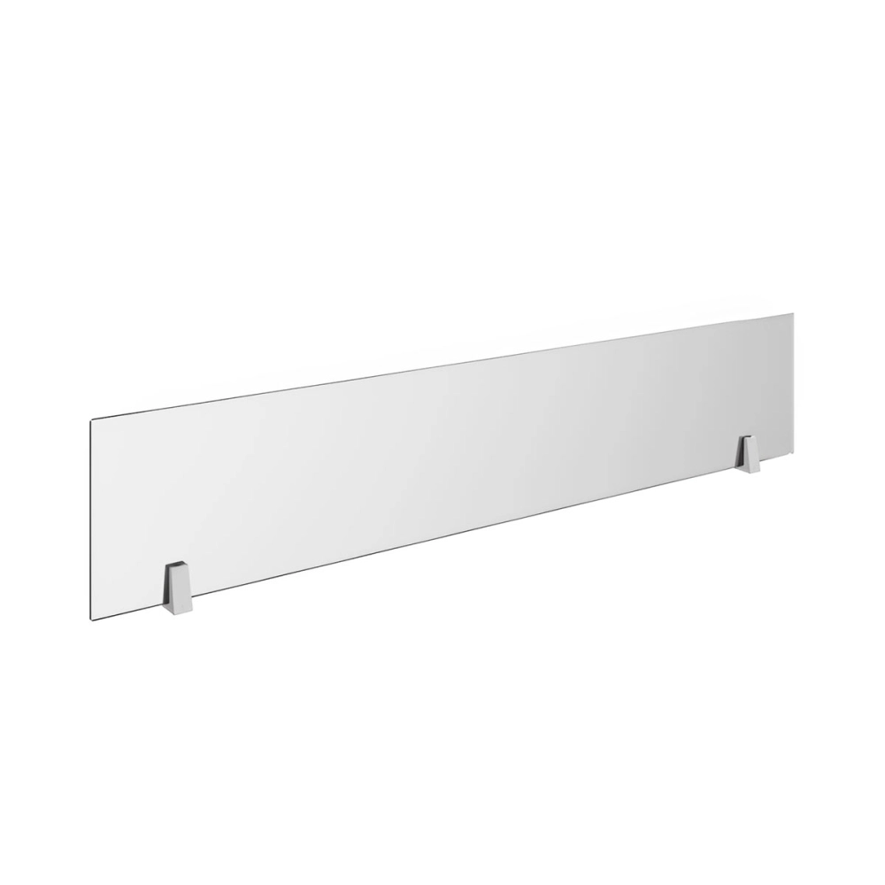 Divisória 140 cm em Vidro Incolor para Mesa de Trabalho F5 Office Cor:Incolor
