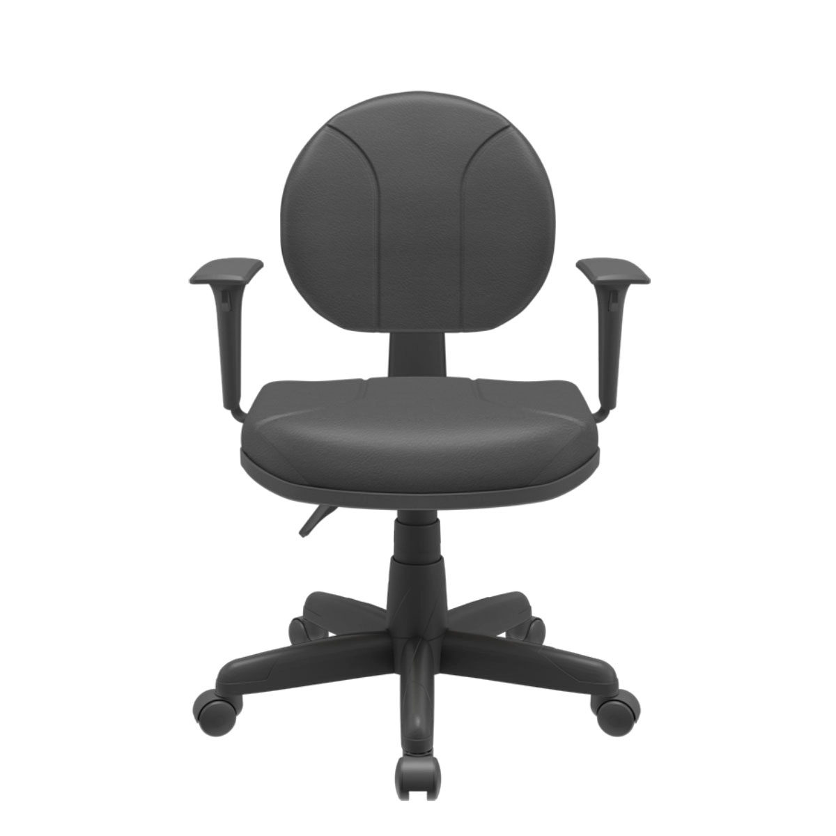 Cadeira Escritório Ergonômica Operativa Executiva Vinil NR17 Cor:Preto