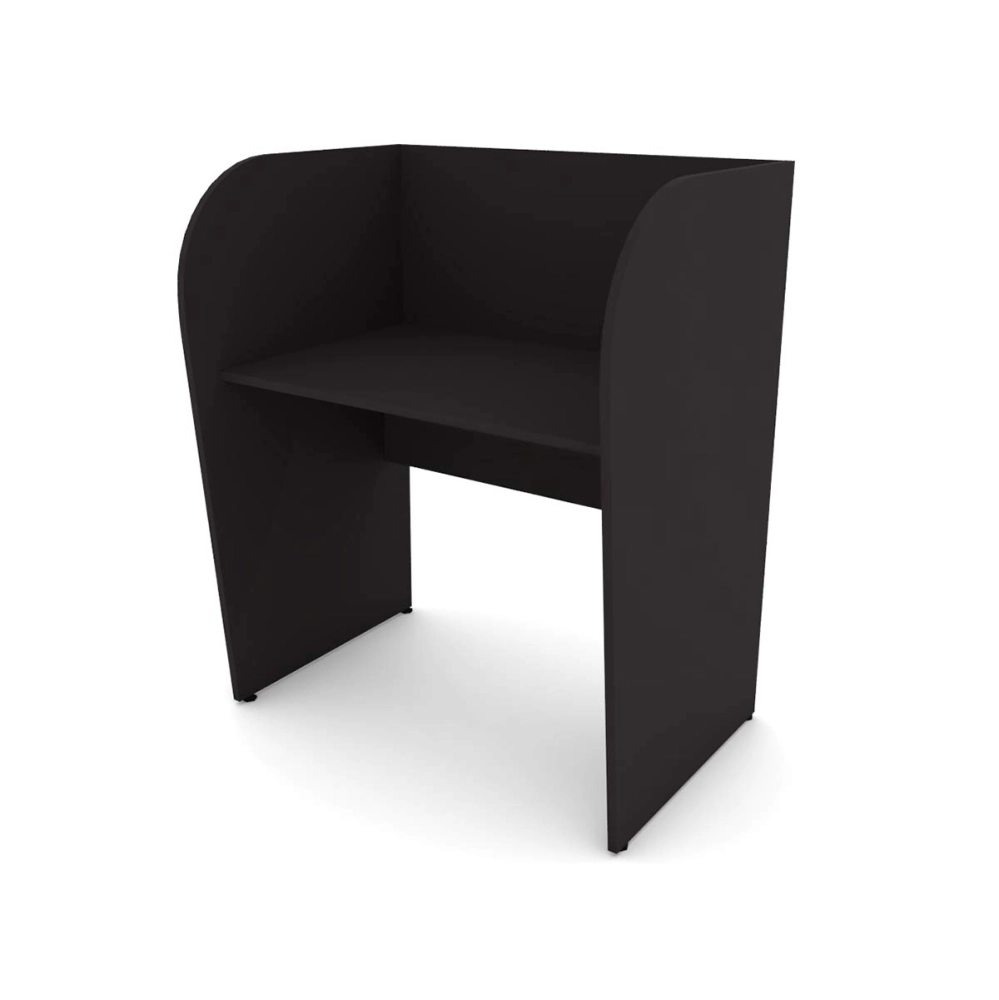 Estação de Trabalho Atendimento Indivual 93,6cm Pre F5 Cor:Preto
