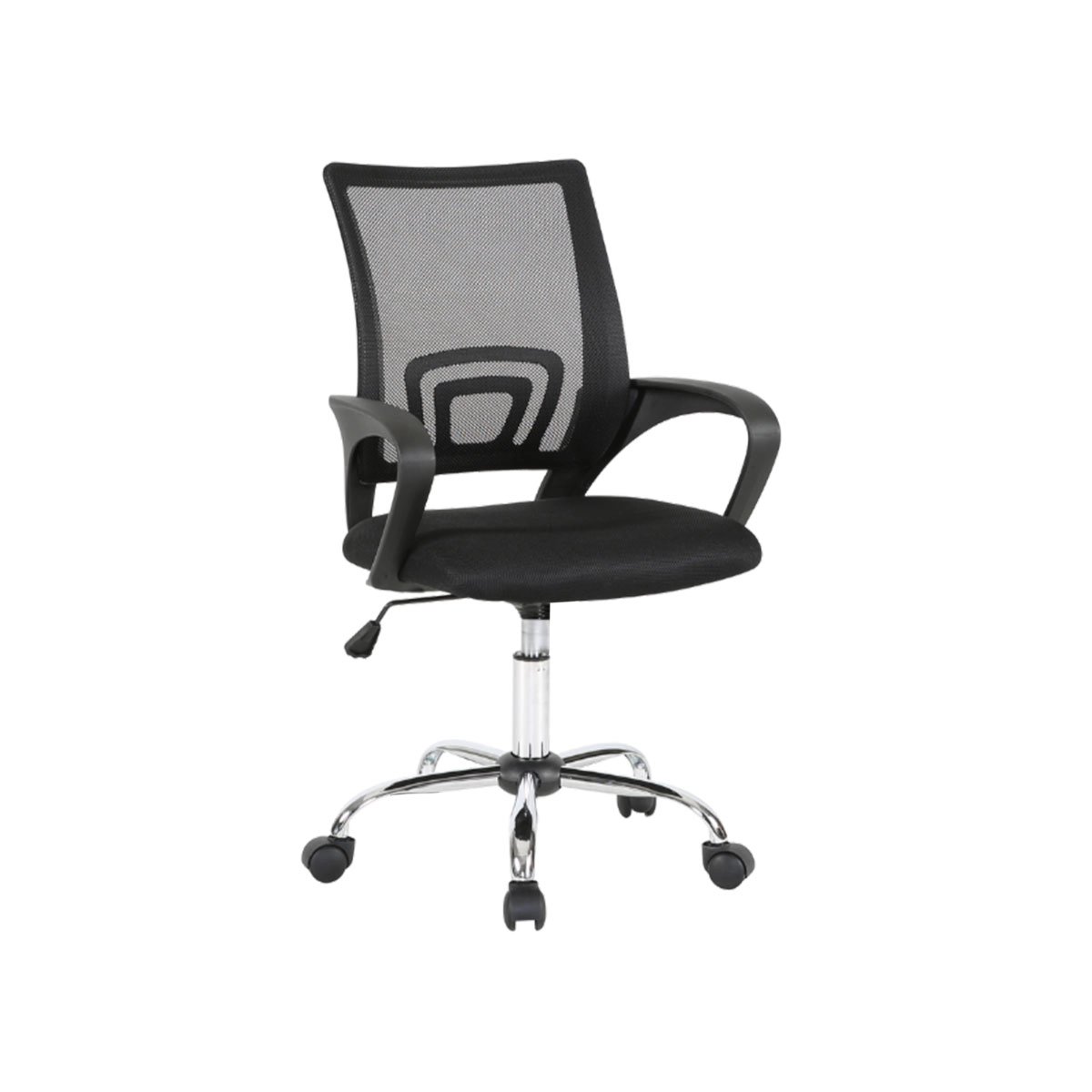 Cadeira Manchester Light Braços Fixos para Escritório Cor:Preto