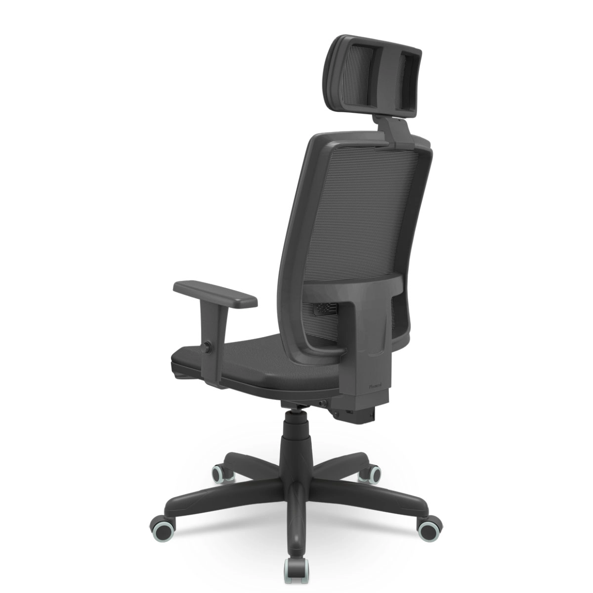 Cadeira Escritório Brizza Presidente  Apoio p/ Cabeça NR17 Cor:Preto