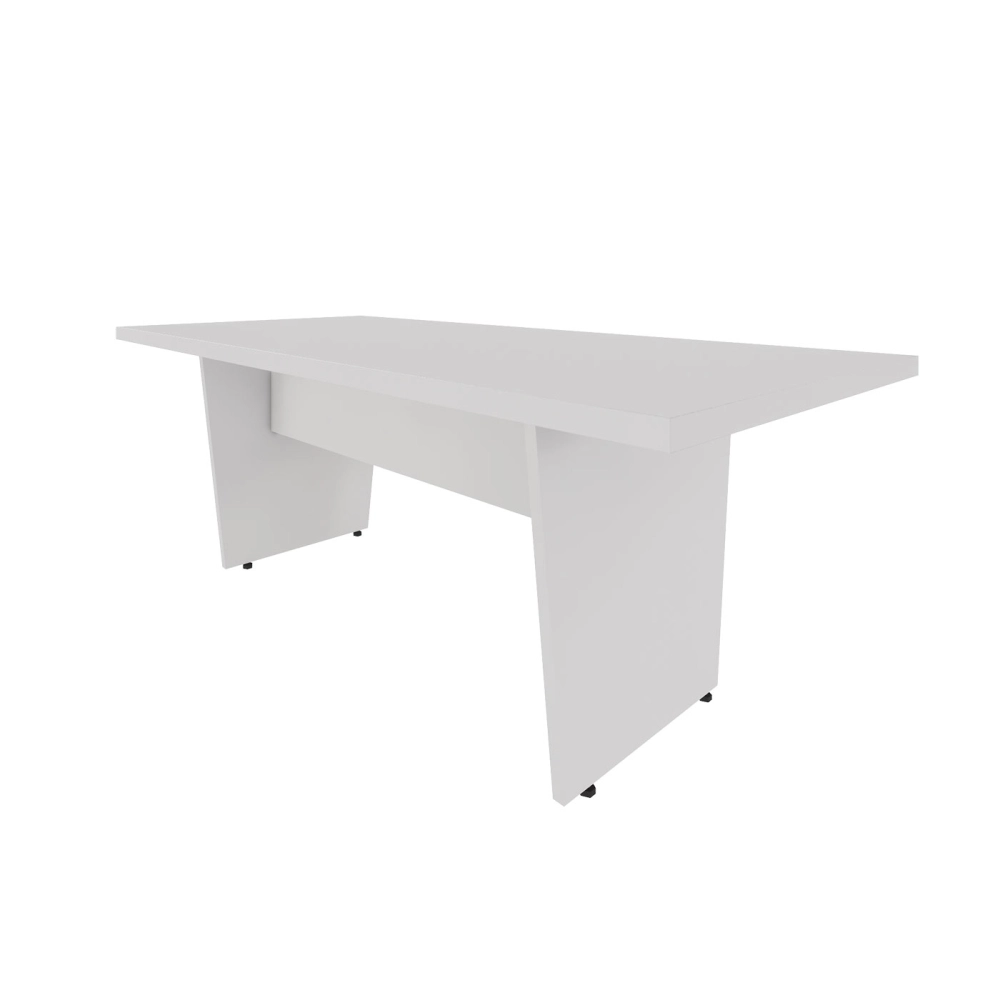 Mesa de Escritório 2,00m x 0,90m Pés Painel em V F5 Office Cor:Cinza