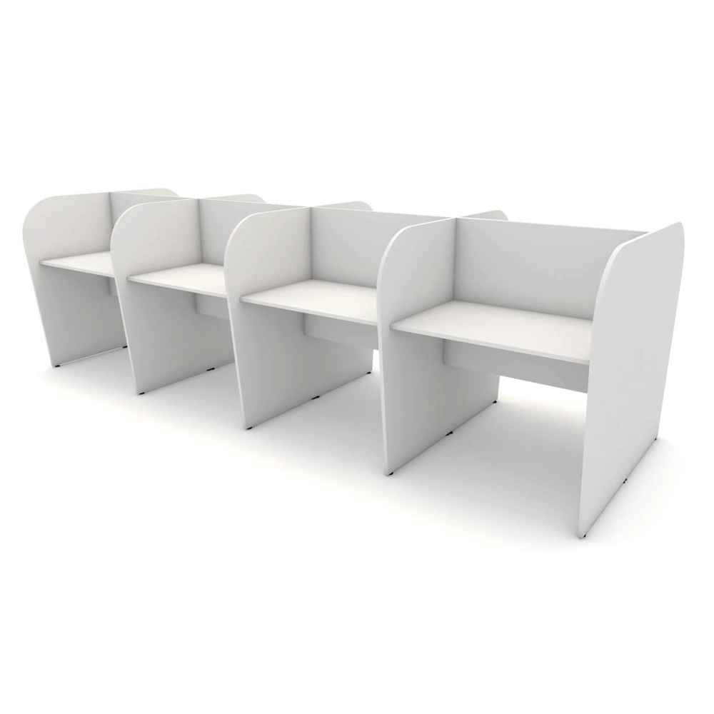 Plataforma de Trabalho Atendimento 8 Pessoas 3,70m Cinza F5 Cor:Cinza